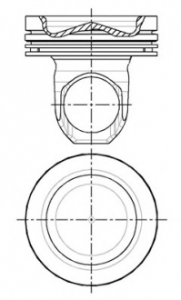 Поршень двигуна NURAL 8712320010 (фото 1)
