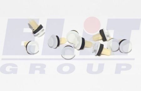 Кліпса обивки дв. (к-т:10 шт) размер:A= 12,8mm/B = 7,6mm/C = 18mm/d = 2,5mm/H = 29mm ELIT C60542 (фото 1)