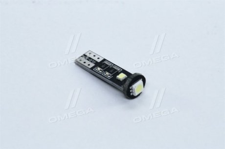 Лампа LED б/ц габарит и панель приборов T10 доп. сопротивление 2SMD W5W 12V WHITE <> TEMPEST Tmp-11T10-12V (фото 1)