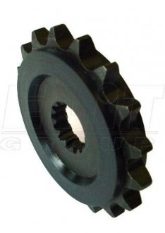 Передняя звезда c резиновой направляющей 15 зуб Ducati 848/Mo 1098/1198/1200 ELIT 105-555-15-2 (фото 1)