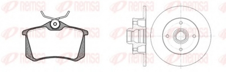 Комплект гальмівний задн. SEAT CORDOBA, TOLEDO 01/91-10/99, VW GOLF 08/91-09/97 (вир-во) REMSA 8263.02 (фото 1)