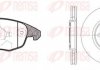 Комплект тормозной передн. CITROEN BERLINGO,C4;PEUGEOT 5008,PARTNER 06/06- (пр-во REMSA) 81248.00