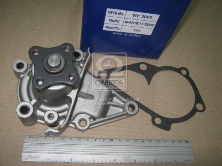 Насос водяной HYUNDAI GETZ, ELANTRA XD, MATRIX KIA CERATO 1.6 DOHC (PHC) Valeo WP5005 (фото 1)