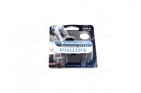 Лампа накаливания HB4 12V 55W P22d Diamond Vision 1шт blister 5000K PHILIPS 9006DVB1 (фото 1)