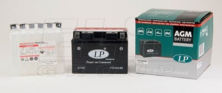 12V,11,2Ah,д. 150, ш. 87, в.110, электролит в к-те, вес 3,9 кг LP BATTERY YTZ14S-BS (фото 1)