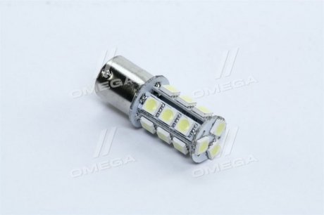 Лампа LED вказівників поворотів і стоп-сигналів (18SMD) BA15S 12V WHITE <> TEMPEST Tmp-02S25-12V (фото 1)
