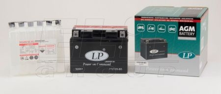 12V,11Ah,д. 150, ш. 87, в.110, электролит в к-те, вага 3,6 кг LP BATTERY YTZ12S-BS (фото 1)