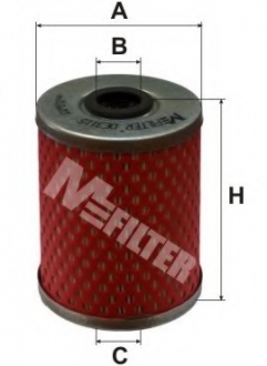 Фільтр паливний (змінний елемент) M-FILTER DE3115 (фото 1)