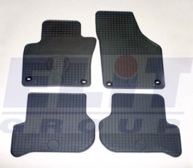 VW GO5P Резиновые коврики, к-т 4 шт, с большим отв.фиксации ELIT KHD 212 805 BS (фото 1)