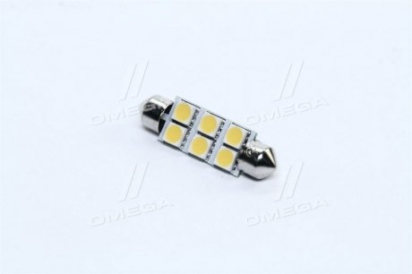 Лампа LED Софітні C5W 24V T11x41-S8.5 (6 SMD size5050) WARM WHITE <> TEMPEST Tmp-16T11-24V (фото 1)