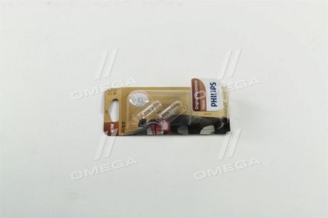 Лампа накаливания W3W 12V 3W W2,1X9,5d 2шт bliste VISION PHILIPS 12256B2 (фото 1)