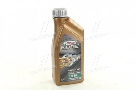 Масло моторн. EDGE SUPERCAR TITANIUM FST 10W- 60 (Канистра 1л) CASTROL 15A001 (фото 1)