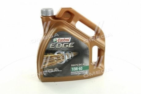 Масло моторн. EDGE SUPERCAR TITANIUM FST 10W- 60 (Канистра 4л) CASTROL 15A008 (фото 1)