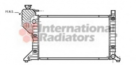 Радиатор охлаждения MERCEDES SPRINTER W 901-905 (95-) Van Wezel 30002183 (фото 1)