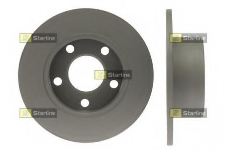 Диск тормозной окрашенный (антикорозионная обработка) STARLINE PB 1067C (фото 1)