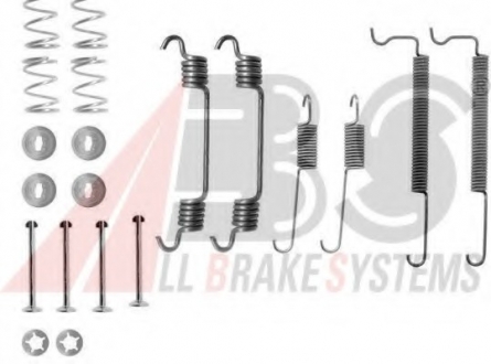 Монтажный к-кт торм. колодок OPEL ASTRA, CORSA, VECTRA A A.B.S. 0710Q (фото 1)