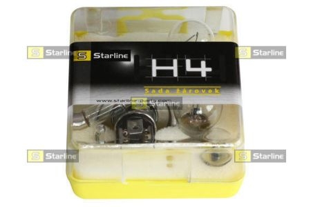 Сервісний набір: 12 [В] H4 (Лампи + запобіжники) STARLINE 99.99.910 (фото 1)