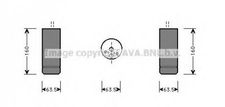Осушувач, Система кондиціонування повітря AVA COOLING BW D063 (фото 1)