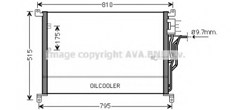 Радіатор кондиціонера AVA COOLING AI5301 (фото 1)