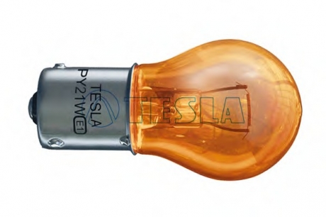 Автомобильная лампа: 12 [В] PY21W 21W цоколь BAU15s TESLA B52301 (фото 1)