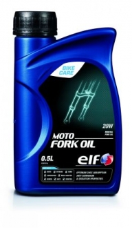 Олива гідравл. MOTO FORK OIL 20W (Каністра 0.5л) для вилок та амортизаторів ELF 194971 (фото 1)