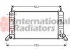 Радиатор охлаждения FORD ESCORT / ORION(86-) (пр-во Van Wezel) 18002078