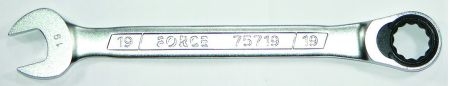 Ключ комбінований 20 мм з тріщоткою L=140 мм FORCE 75720 (фото 1)