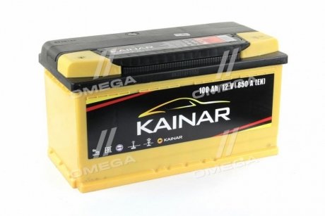 Аккумулятор 100Ah-12v Standart+ (353х175х190),L,EN850 KAINAR 100 261 1 120 ЖЧ (фото 1)
