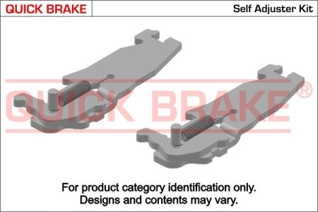 Разводящая пластина тормозных колодок QUICK BRAKE 102 53 064 (фото 1)