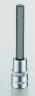 Головкa с насадкой HEX 10 мм, L=100 мм, 1/2" FORCE 34410010 (фото 1)