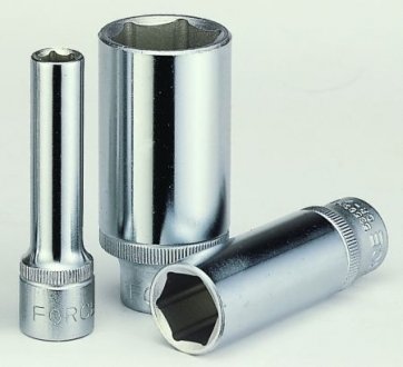Головка 3/8" 6-гр, глубокая, 13 мм, L = 63 мм FORCE 5356313 (фото 1)