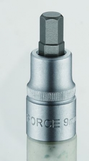 Головки с насадкой HEX 17 мм, L=70 мм, 1/2" FORCE 34407017 (фото 1)