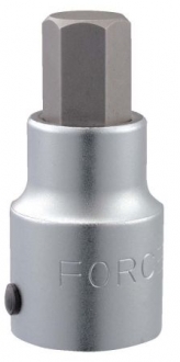 Головка с насадкой HEX 22мм 3/4" длина 80мм FORCE 36408022 (фото 1)