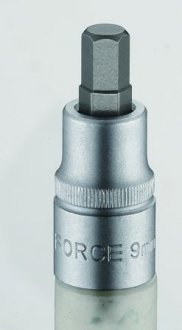 Головки с насадкой HEX 7 мм, L=55 мм, 1/2" FORCE 34405507 (фото 1)