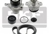 Водяной насос + комплект ручейковых ремней VKMC 36084 SKF