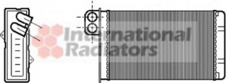 Радиатор отопителя PEUG605/CITR XM ALL 89-00 Van Wezel 40006015 (фото 1)