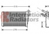 Радиатор отопителя CLIO2 ALL MT/AT +/-AC 98- Van Wezel 43006228 (фото 1)
