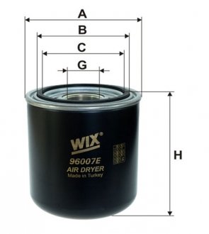 Картридж влагоотделителя DAF (TRUCK) WIX FILTERS 96007E (фото 1)