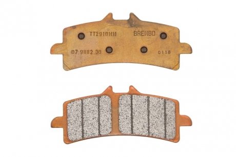 Склад ОЕ (оригінал) синтетика - передні BREMBO 07BB3793 (фото 1)