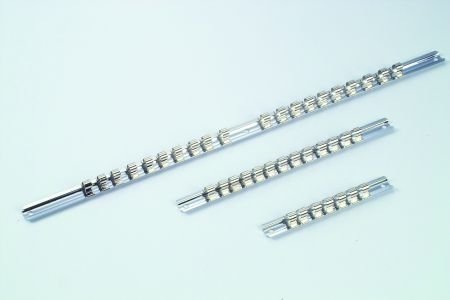 Планка для головок 1/2" 20 зажимов (металл) FORCE 819420 (фото 1)