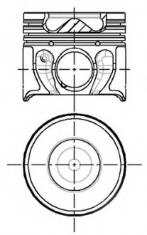 Поршень FORD 86.50 TRANSIT TDCI 2.0TDI 00- NURAL 87-140807-10 (фото 1)