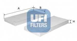 Фільтр, повітря у внутрішній простір UFI 53.108.00 (фото 1)