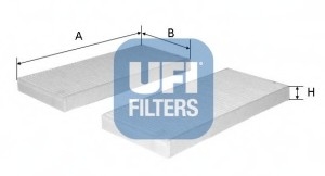 Фильтр, воздух во внутренном пространстве UFI 53.108.00 (фото 1)