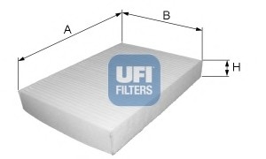 Фільтр, повітря у внутрішній простір UFI 53.191.00 (фото 1)