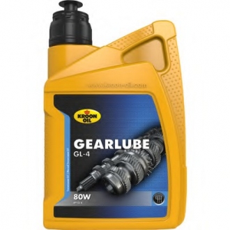 Масло трансмиссионное 80W GL-4 1л для МКПП Gearlube KROON OIL 01209 (фото 1)
