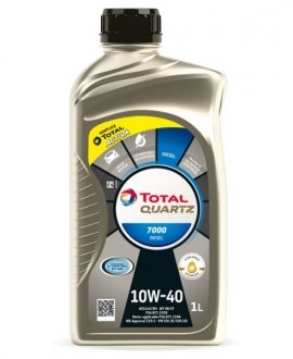 Олива для двигуна QUARTZ 7000 DIESEL 1L TOTAL 203708 (фото 1)