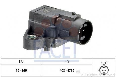 Датчик абсолютного давления - MAP Sensor FACET 10.3032 (фото 1)