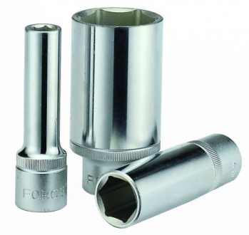 Головка торцевая глубокая 1/2" 6гр, 16мм FORCE 5457716 (фото 1)