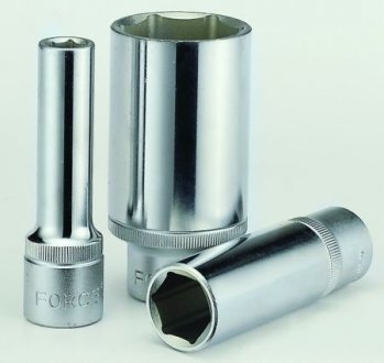 Головка торцевая глубокая 1/2" 6гр, 22мм FORCE 5457722 (фото 1)