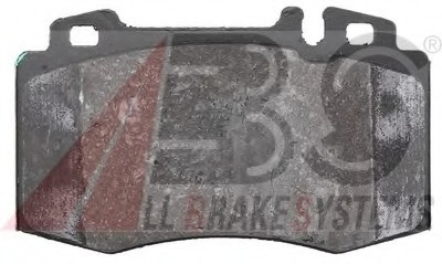 Колодка гальм. MB C / CL / CLK / ML / S / SL передн. (вир-во) A.B.S. 37149 (фото 1)